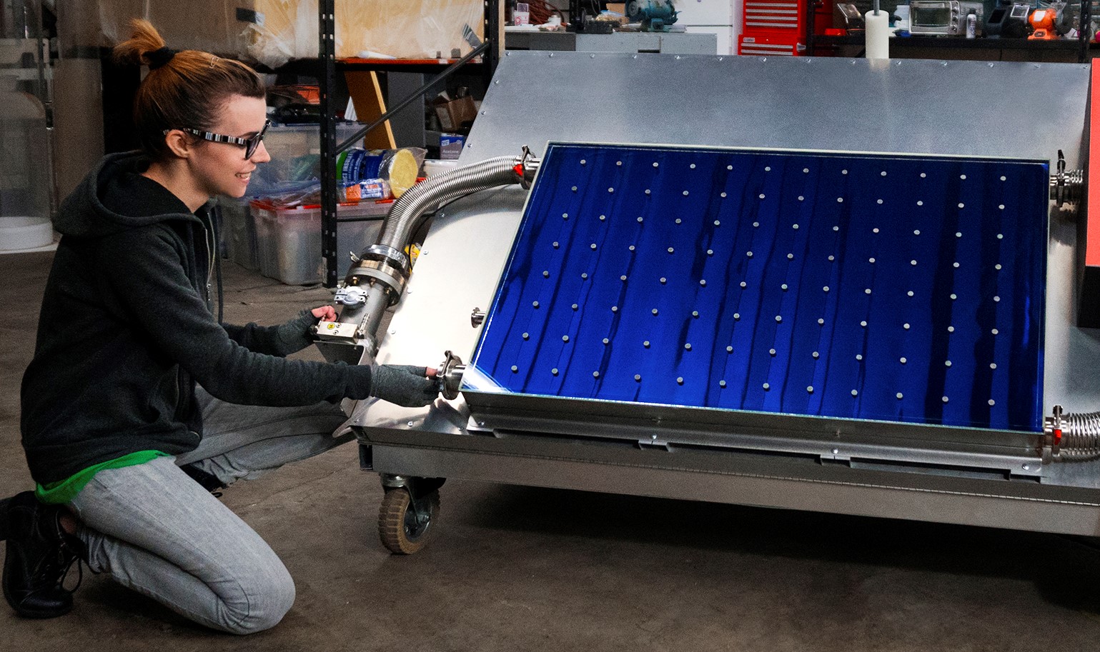 SolarRain system installed in the field